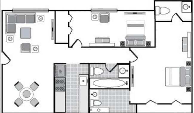 B2 2x1.5 1610-201 floor plan